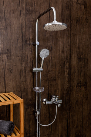 Душевая система Orange Tony M54-933cr смеситель с изливом, хром